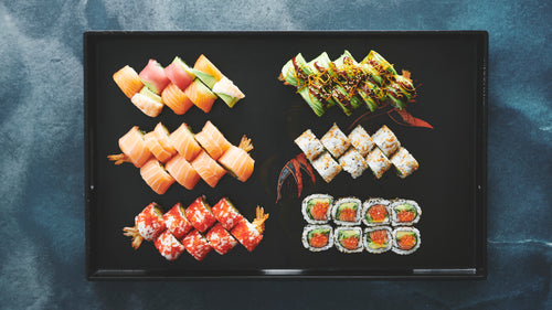 48 stk. luksus toppede maki menu (3 personer)