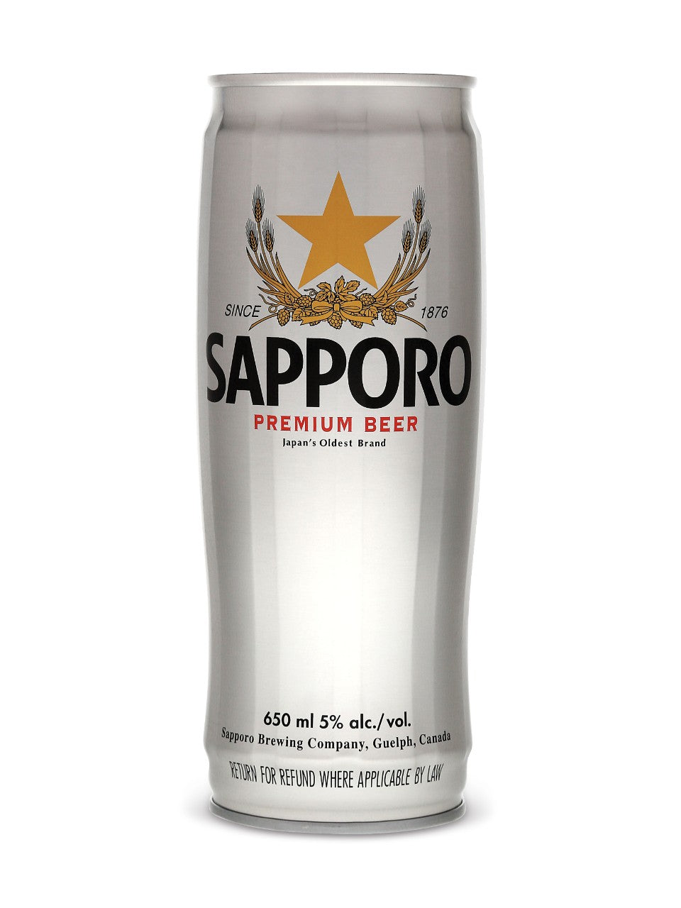 Japansk øl Sapporo 0,65L