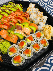 48 stk. luksus toppede maki menu (3 personer)