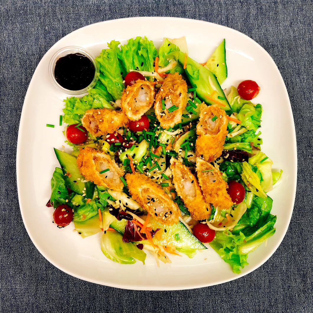 Crispy Ebi salat
