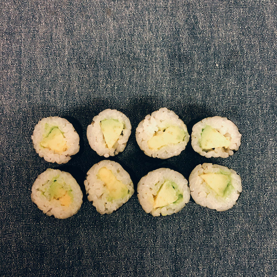 6. Avocado Hosomaki